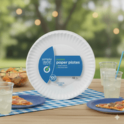 Simply Done Coated Paper Plates   9 Inch, 100 Count