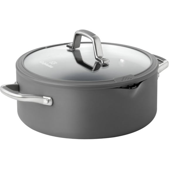 Calphalon Simply Easy System Nonstick Dutch Oven, 5-Quart, Gray