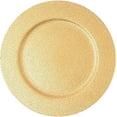 thumbnail image 1 of Simply Elegant Crystal Beaded Plastic Charger Plate | Service Plate for Parties, Dinner, Weddings, Quinceaneras and Events | 13 inch Diameter | Gold- Gloss Finish | Set of 24, 1 of 1