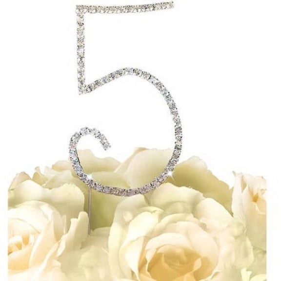 Simply Elegant Monogram Cake Topper