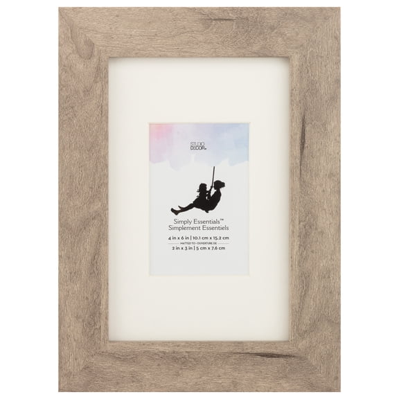 Studio Decor Simply Essentials  2" x 3" Gray Frame