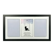 Simply Essentials™ 3 Opening Black Collage Frame with Mat by Studio Décor®