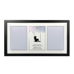 Studio Decor Simply Essentials 3 Opening Black Collage Frame with Mat