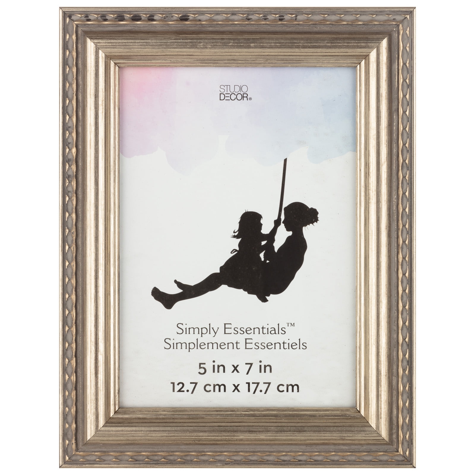 Simply Frame Simply Essentials™ Silver Scallop Edge Frame by Studio Décor® - Walmart.com