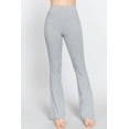 thumbnail image 1 of Simply Fashion HIGHT WAIST Elastic Slim Flare Yoga Pants,LIGHTGREY,MEDIUM, 1 of 3