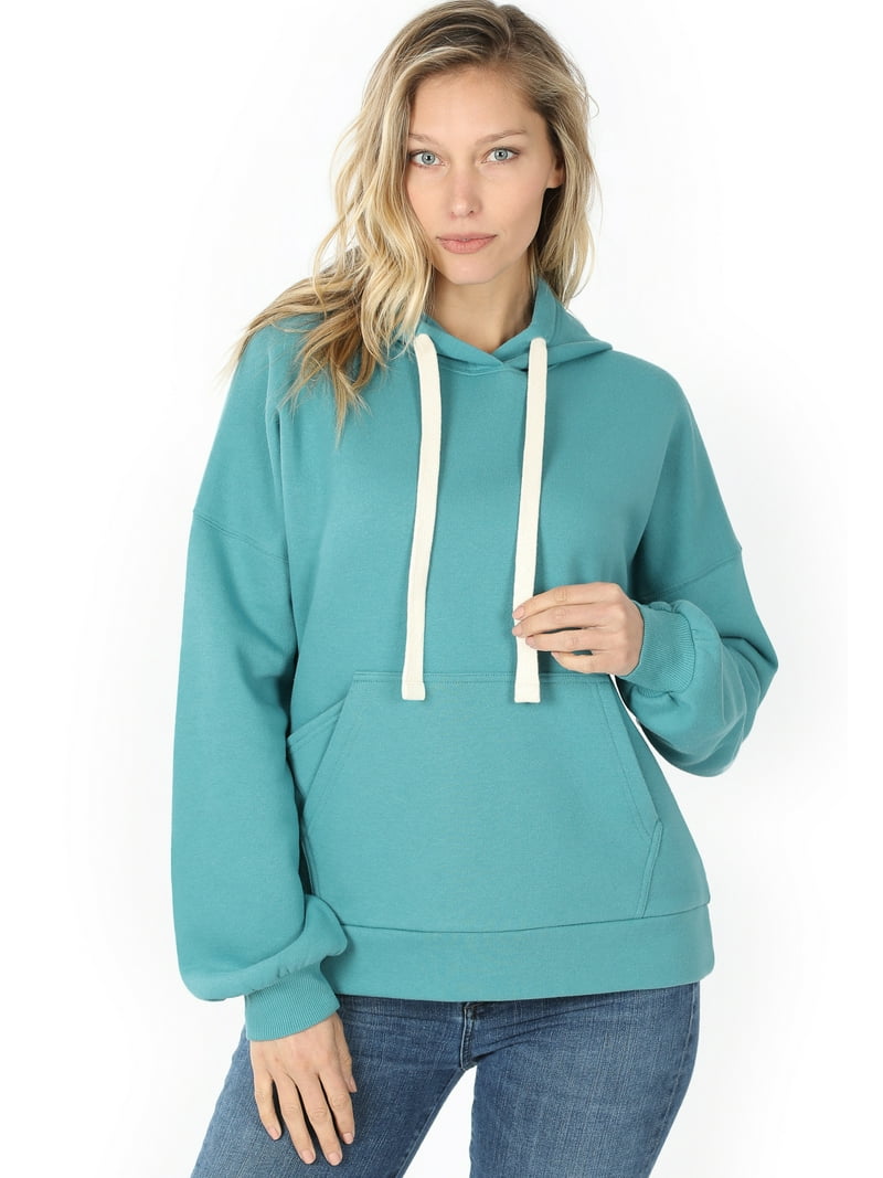 【関税・送料込】Kangaroo pocket sweatshirts - 478 Simply Fashion Hoodie Kangaroo Pocket SweatShirts,D.TEAL