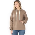 thumbnail image 1 of Simply Fashion Hoodie Kangaroo Pocket SweatShirts,MOCHA,X-LARGE, 1 of 2