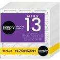 thumbnail image 1 of Simply Filters 11.75x13.5x1 MERV 13, MPR 1500, AC Furnace HVAC Air Filter (12 Pack), 1 of 8