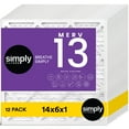 thumbnail image 1 of Simply Filters 14x6x1 MERV 13, MPR 1500, AC Furnace HVAC Air Filter (12 Pack), 1 of 8