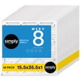 thumbnail image 1 of Simply Filters 15.5x35.5x1 MERV 8, MPR 600, AC Furnace HVAC Air Filter (24 Pack), 1 of 8