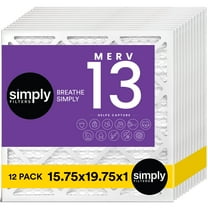 Simply Filters 15.75x19.75x1 MERV 13, MPR 1500, AC Furnace HVAC Air Filter (12 Pack)