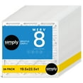 thumbnail image 1 of Simply Filters 19.5x22.5x1 MERV 8, MPR 600, AC Furnace HVAC Air Filter (24 Pack), 1 of 8