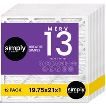 Simply Filters 19.75x21x1 MERV 13, MPR 1500, AC Furnace HVAC Air Filter (12 Pack)
