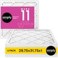 thumbnail image 1 of Simply Filters 29.75x31.75x1 MERV 11, MPR 1000, AC Furnace HVAC Air Filter (6 Pack), 1 of 8