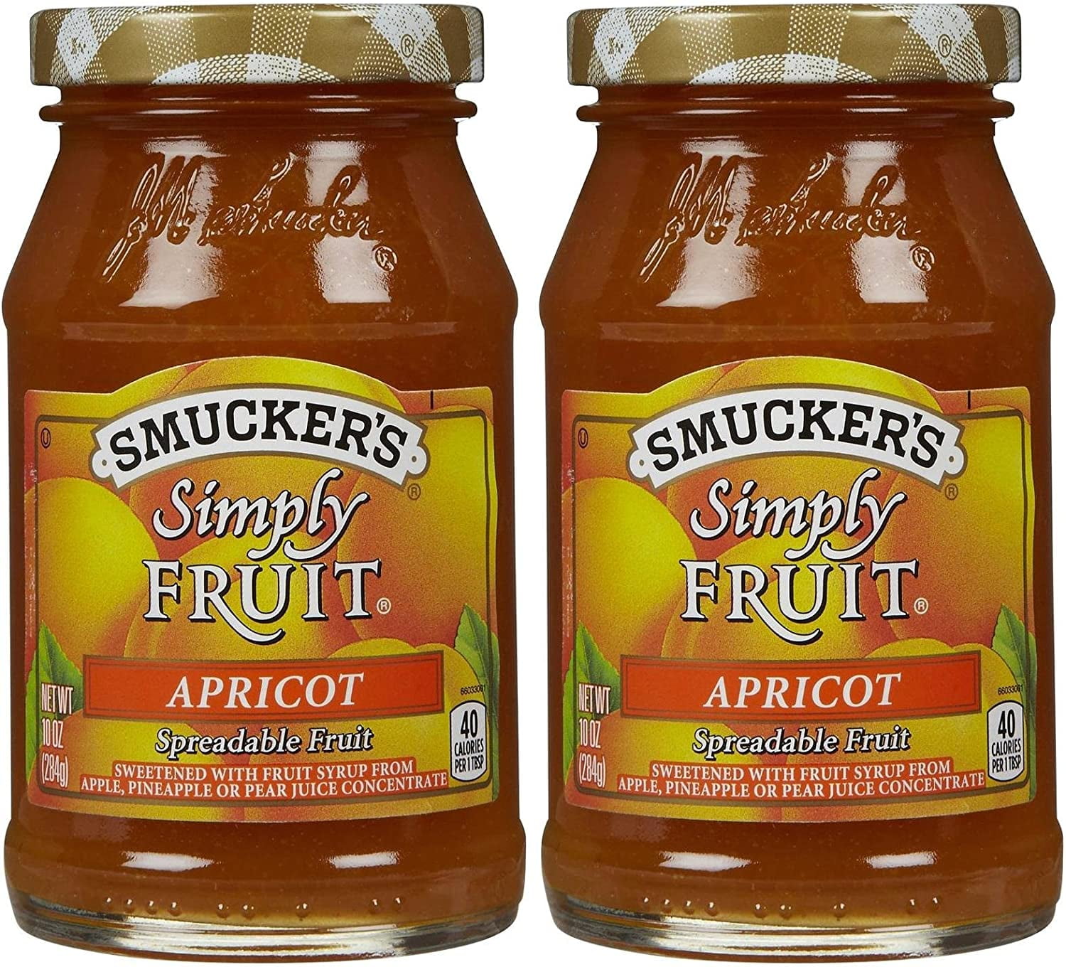 Simply Fruit Spread - Apricot - 10 oz - 2 ct
