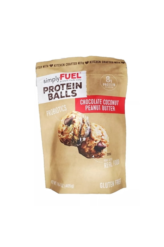 Simply Fuel Protein Balls Chocolate Coconut Peanut Butter (14.4 Ounce)