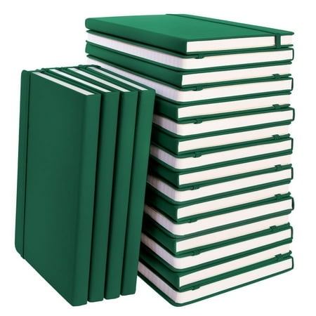 Simply Genius (20pk) A5 Hardcover Journal Notebook, 5.7x8.4, Green