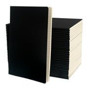 Simply Genius (30pk) A5 Soft Cover Journal Notebook, 5.5x8.3, Black