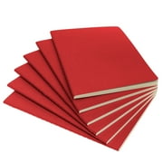 Simply Genius (6pk) A5 Soft Cover Paper Journal Notebook, 5.5" x 8.3"