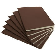 Simply Genius (6pk) A5 Soft Cover Paper Journal Notebook, 5.5" x 8.3"