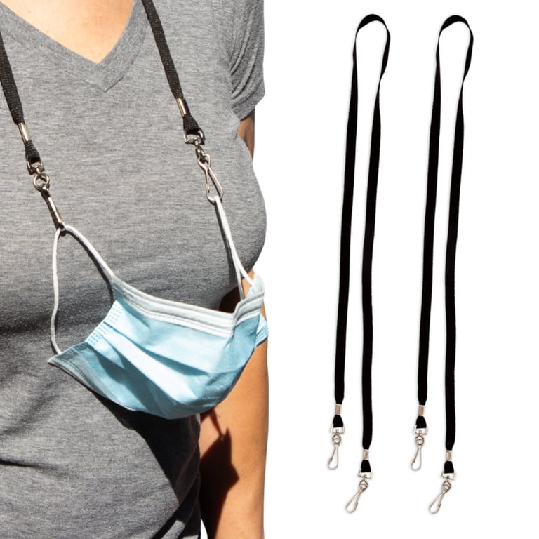 Simply Genius Face Mask Lanyards Strap Neck Holder with Clasps, 2