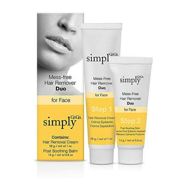 Simply GiGi Mess-Free Facial Hair Removal Cream and Soothing Balm Duo