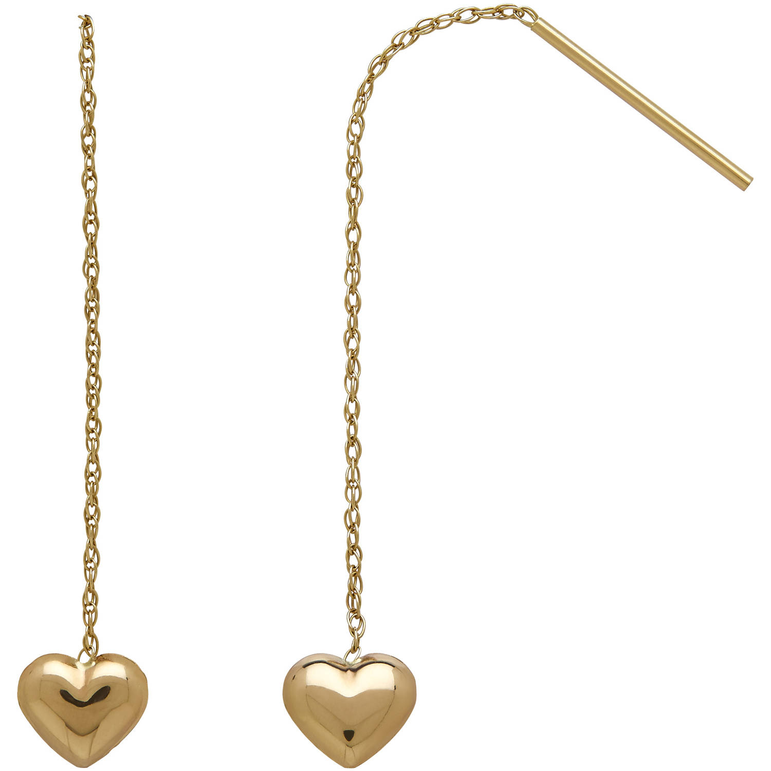 Simply Gold  10kt Yellow Gold Heart Thr - image 1 of 1