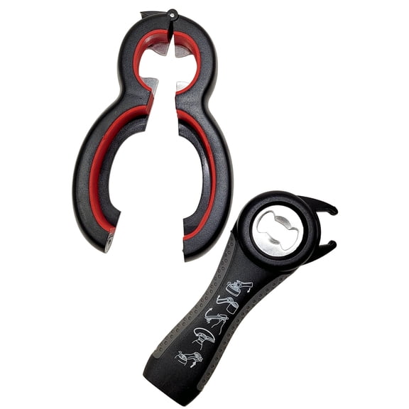 Simply Good 2 Piece Lid Opening Tool Set - Easily Remove Jar Lids, Bottle Caps and Cans Tops