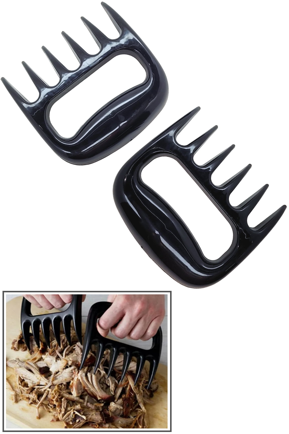 Simply Good 2 Piece Meat Shredder Claws Set - Pull or Handle Meats Like ...