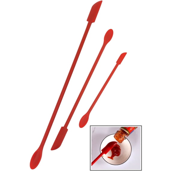 Simply Good 3 Tool Jar and Bottle Scraper Set - Long Spatula and Flexible Scoop Combos