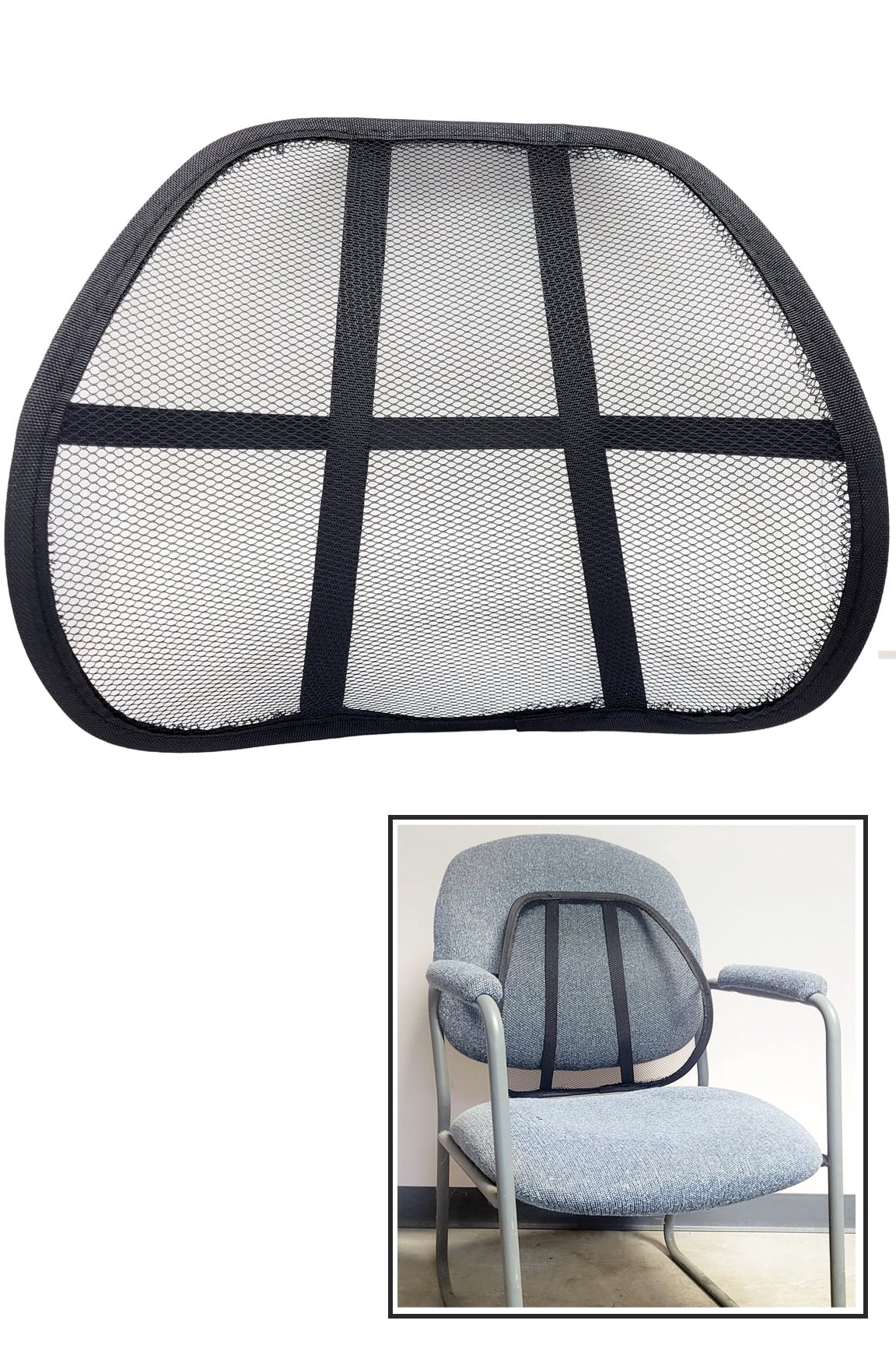 Simply Good Ergonomic Mesh Lumbar Backrest - Portable, Breathable Lower ...