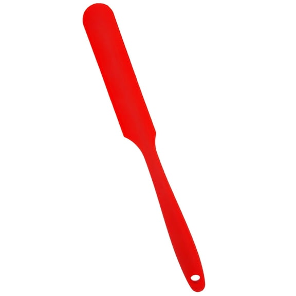 Simply Good Large Silicone Paddle Spatula For Scraping, Smoothing and Spreading - RED