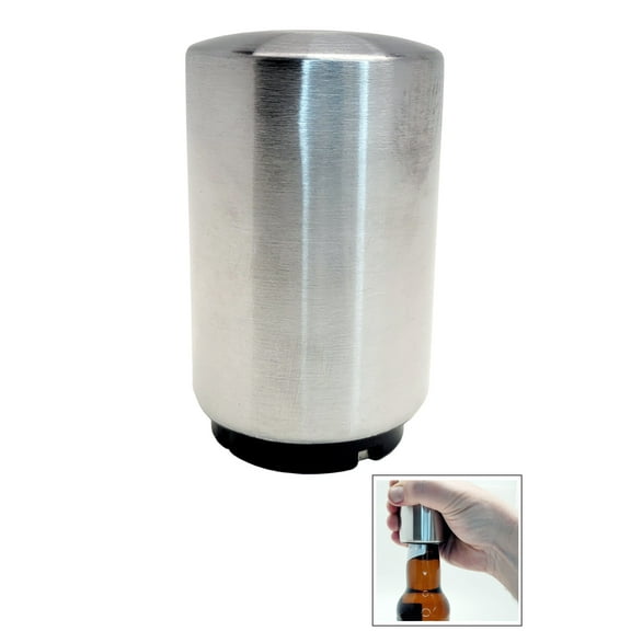Simply Good Push To Pop Bottle Opener - Stainless Steel with Magnet