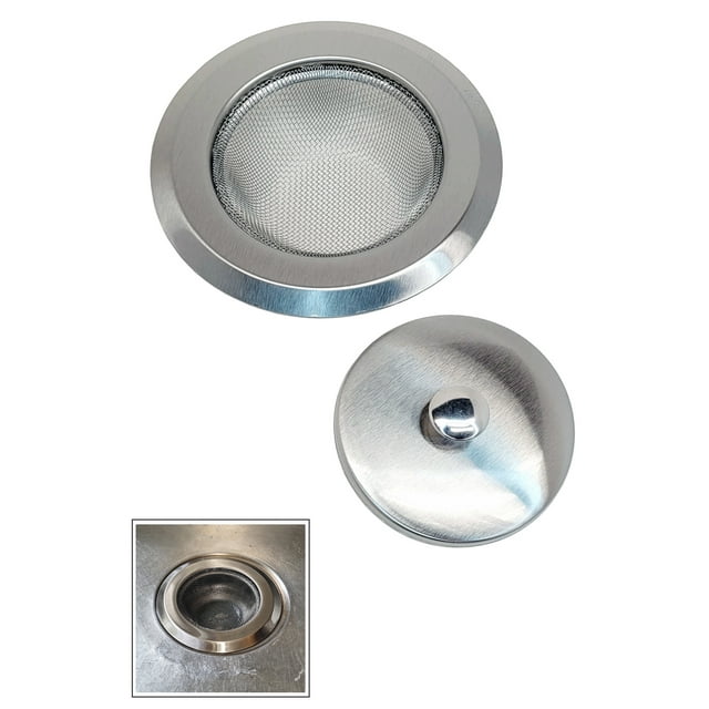 Simply Good Stainless Steel Mesh Kitchen Sink Strainer
