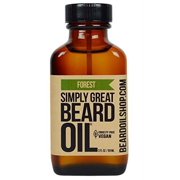 Simply Great Beard Oil - FOREST Scented Beard Oil - Beard Conditioner 3 Oz Easy Applicator - Natural - Vegan and Cruelty Free Care for Beards - America's Favorite