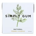 thumbnail image 1 of Simply Gum All Natural Gum - Fennel Licorice - Case of 12 - 15 Count, 1 of 6