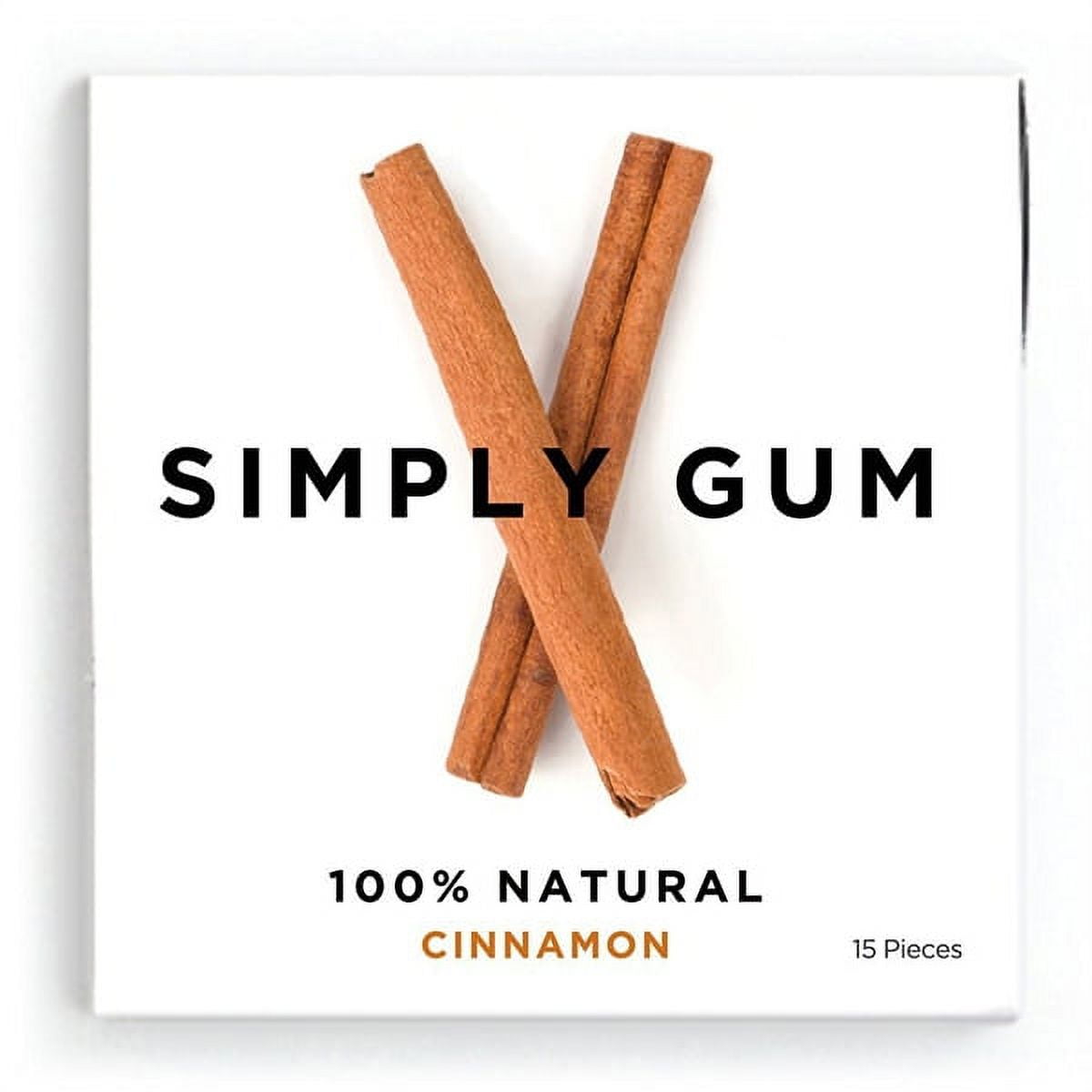 Simply Gum Cinnamon Chewing Gums 1 oz Boxes Pack of 6