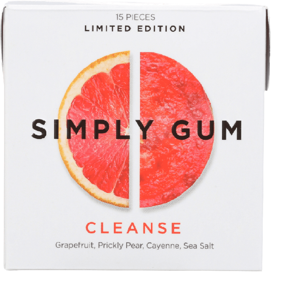 Simply Gum - Gum Cleanse - Case of 12 - 15 CT