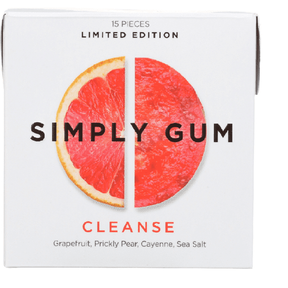 Simply Gum - Gum Cleanse - Case of 12 - 15 CT