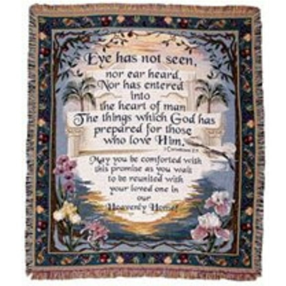 Simply Home Heavenly Home Tapestry Throw Blanket