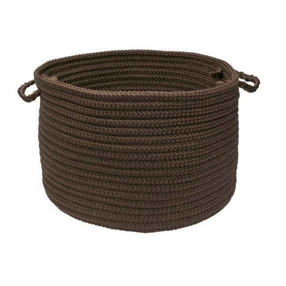Simply Home Solid - Mink 18 in. x 12 in. Utility Basket
