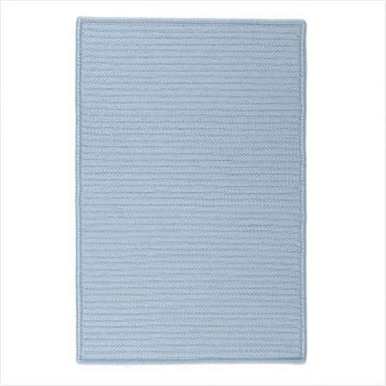 Simply Home - Solid Solid Federal Blue 9 ft. x 12 ft. Rug - Indoor ...