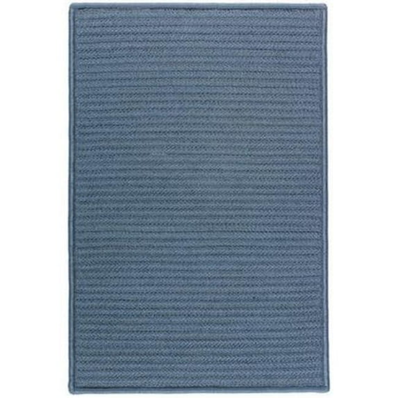 Simply Home - Solid Solid Rug - Lake Blue - 5 ft. x 7 ft.