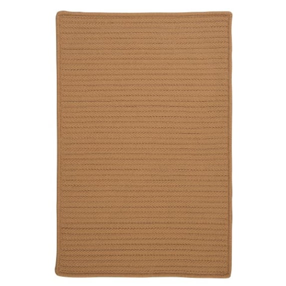 Simply Home Solid Topaz Braided Rug