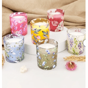 Simply Indulgent 7oz Floral Candle Set, 6-pack