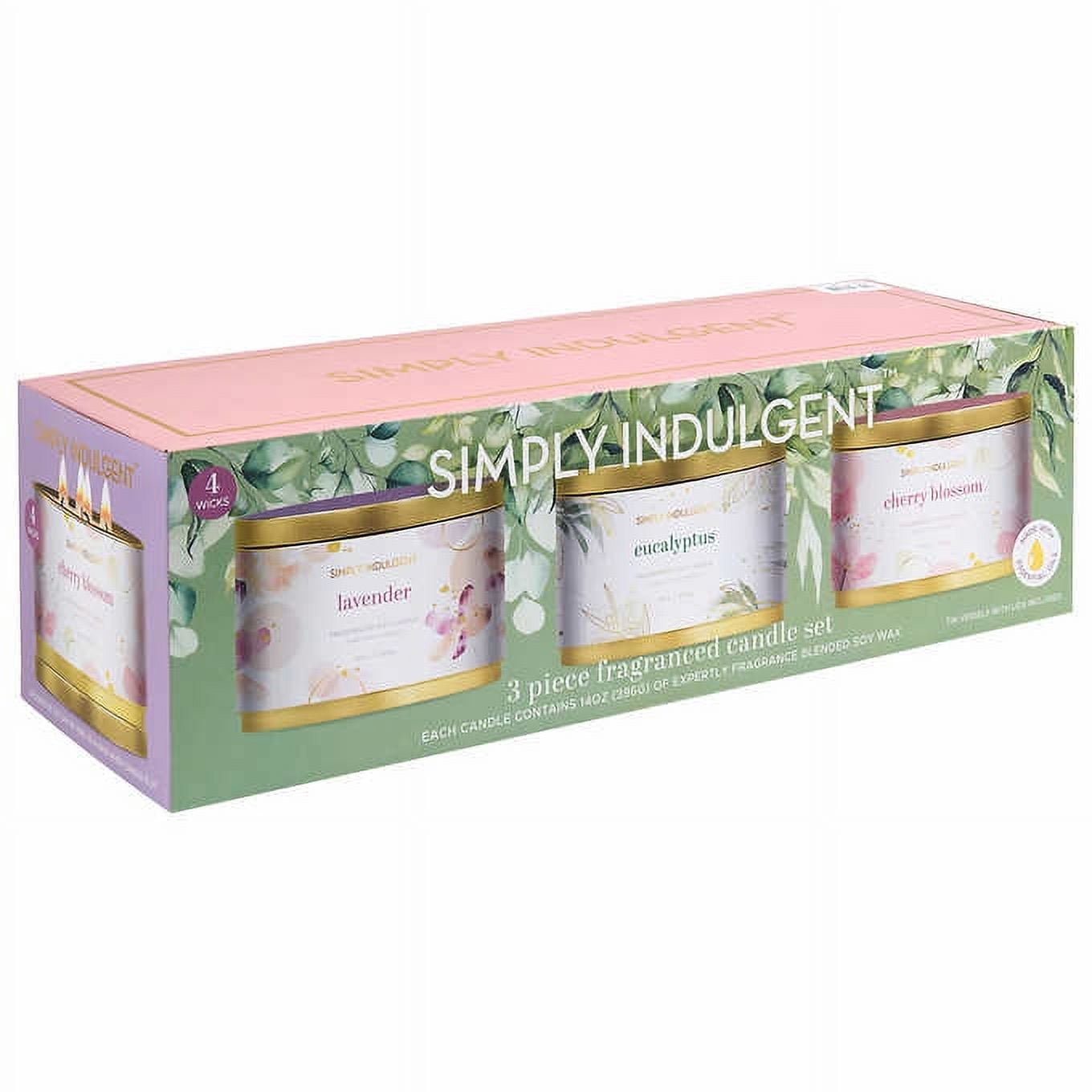 Simply Indulgent Candle, 3pack