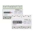 Simply Installation Three Phases 4 Wire Digital Power Meter Electricity