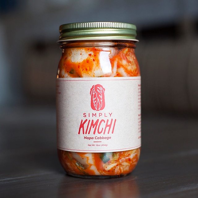 Simply Kimchi Napa Cabbage Kimchi Vegan, 16OZ, 12 Pack