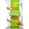 thumbnail image 1 of Simply Lays Veggie 5.0oz Bag , Poppables Vegan Sea Salt Snack Chips, 1 of 4