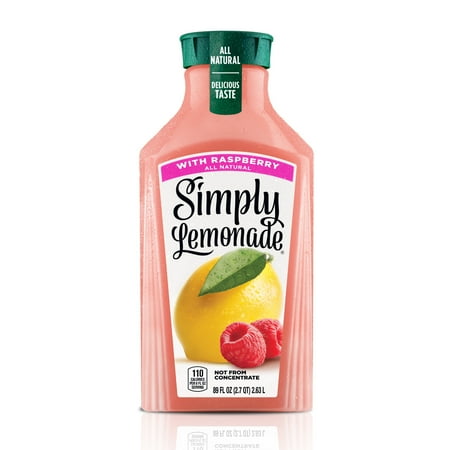 Simply Lemonade with Raspberry Bottle, 89 fl oz